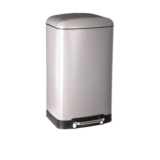 Home Kool Home HKH Balde do Lixo Metal Bege Ariane com Pedal 30 L — embalagem