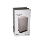 HKH Cubo de Basura Metálico Ariane Beige con Pedal 30 L