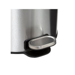 Cubo de basura HKH Delta de acero inoxidable con pedal 30 L
