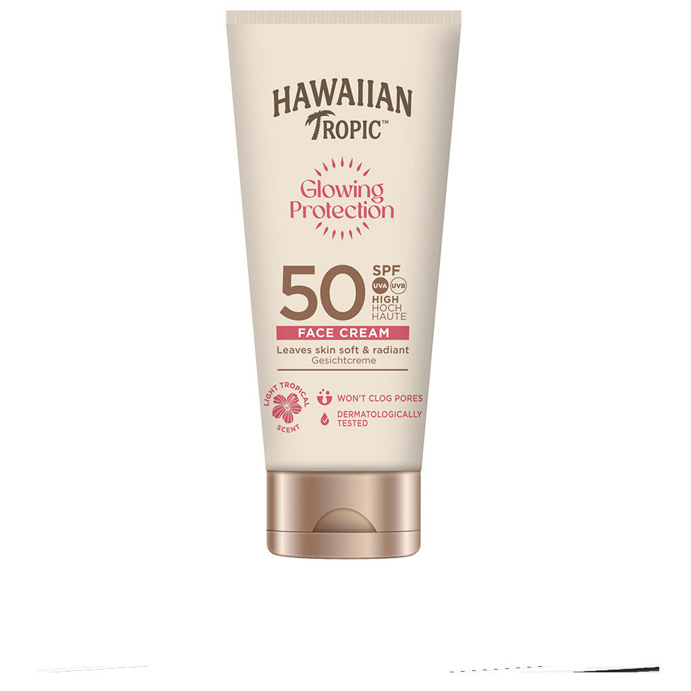 Hawaiian Tropic Creme Facial Glowing Protection SPF50 50ml