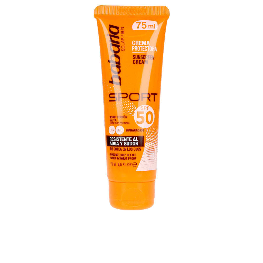 Babaria Solar Sport Creme Solar À Prova D'água SPF50 75ml