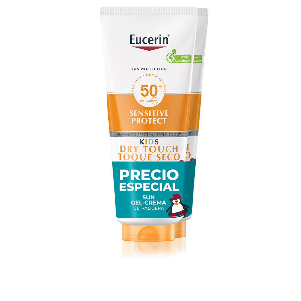 Eucerin Protetor Solar Infantil em Gel Spf50+, Embalagem com 2 X 200ml