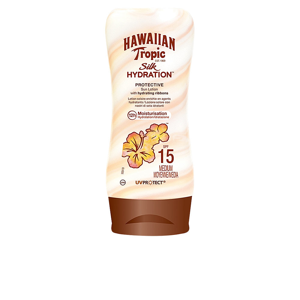 Hawaiian Tropic Silk Hydration Loção Solar Protetora SPF15 180ml