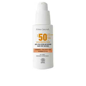 Alma Secret Creme Facial de Alta Proteção SPF50 #dourado 50ml