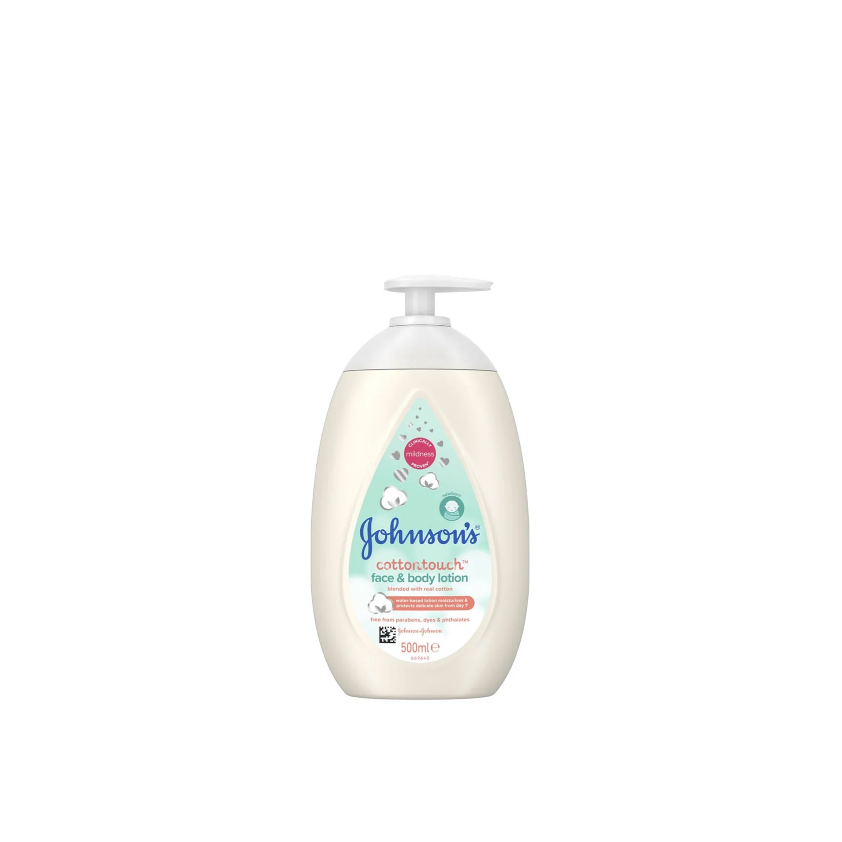 Johnson's Cotton Touch Loción Rostro y Cuerpo 500 ml