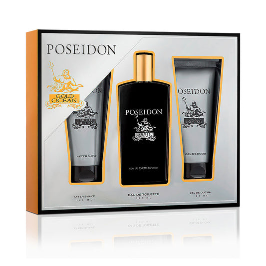 Poseidon Gold Ocean for Men Coffret 3 un