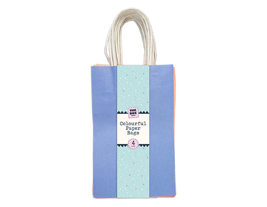 Pack 4 Sacos Papel Coloridos
