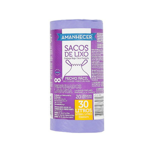 Amanhecer Sacos Lixo Perfumados 30 L 20 un