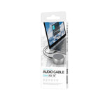 Techancy Cable Adaptador Audio 3.5 MM Estéreo 1 M Negro