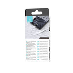 Techancy Cabo de Áudio Adaptador Lightning 3.5MM Branco