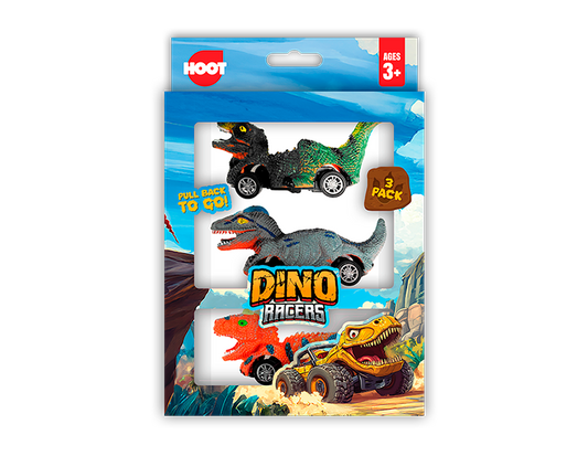 Brinquedo Carro Dinossauro 3 un