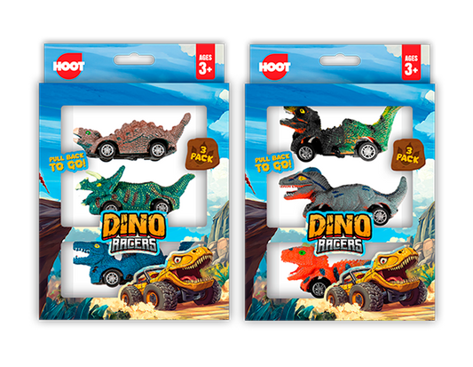Brinquedo Carro Dinossauro 3 un