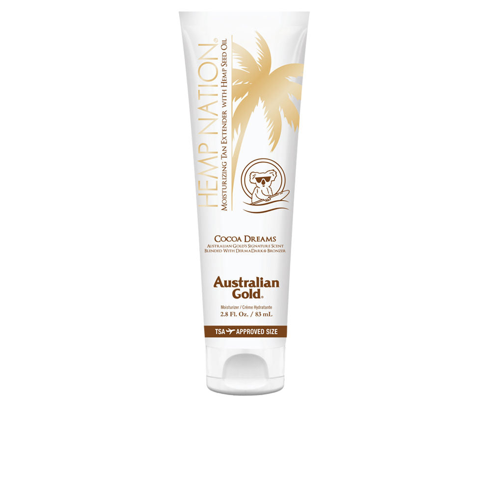 Australian Gold Hemp Nation Cocoa Hidratante Bronzeador Extensor 83ml