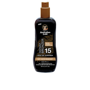 Australian Gold Sunscreen SPF15 Spray Gel With Instant Bronzer 100ml
