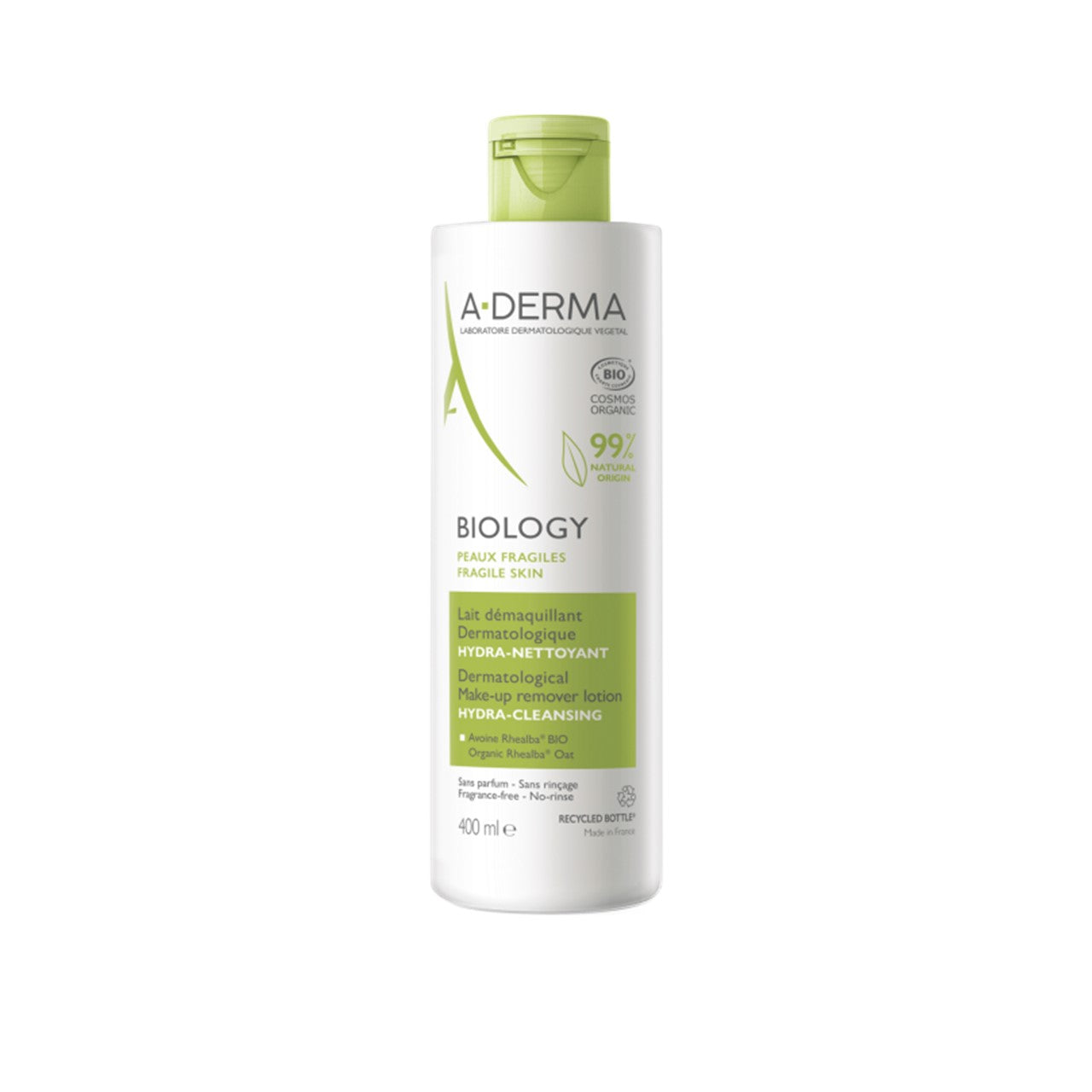 A-Derma Biology Makeup Remover Loção Hydra-Cleansing 400ml