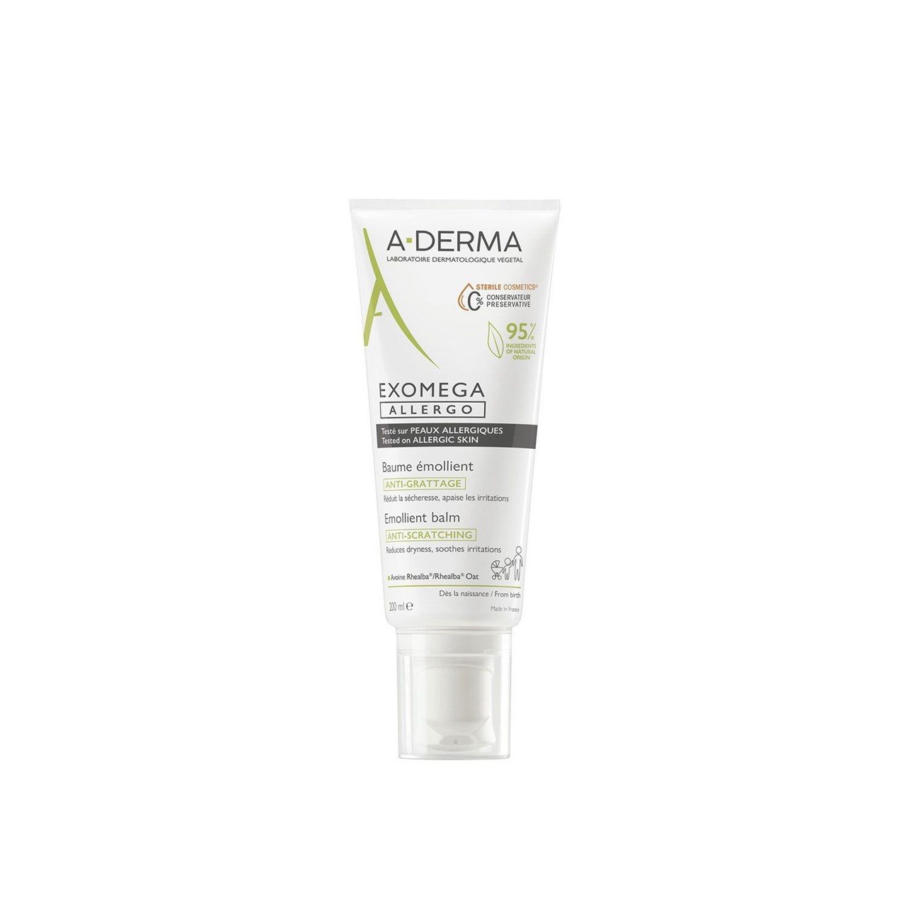 A-Derma Exomega Allergo Emollient Bálsamo 200ml