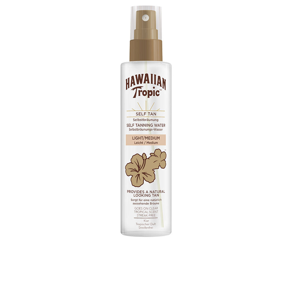 Hawaiian Tropic Água Autobronzeadora Claro-Médio 190ml