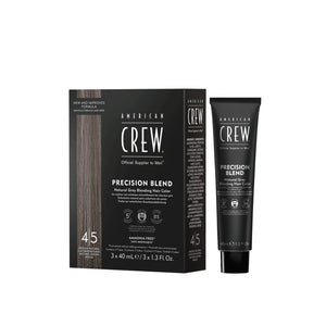 American Crew Precision Blend Coloração Capilar 4/5 Castanho Médio Natural 3x40ml