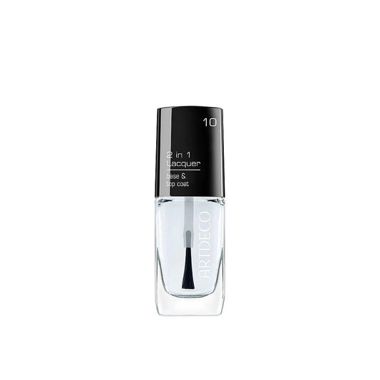 Artdeco 2-in-1 Lacquer Base & Top Coat 10 Ml Protects Nails, Prevents Chipping, And Dries Quickly