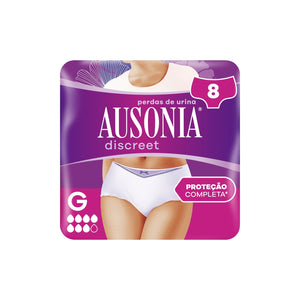 Ausonia Discreet Pants Tamanho Grande - 8 un
