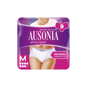Ausonia Discreet Pants Tamanho Médio - 9 un