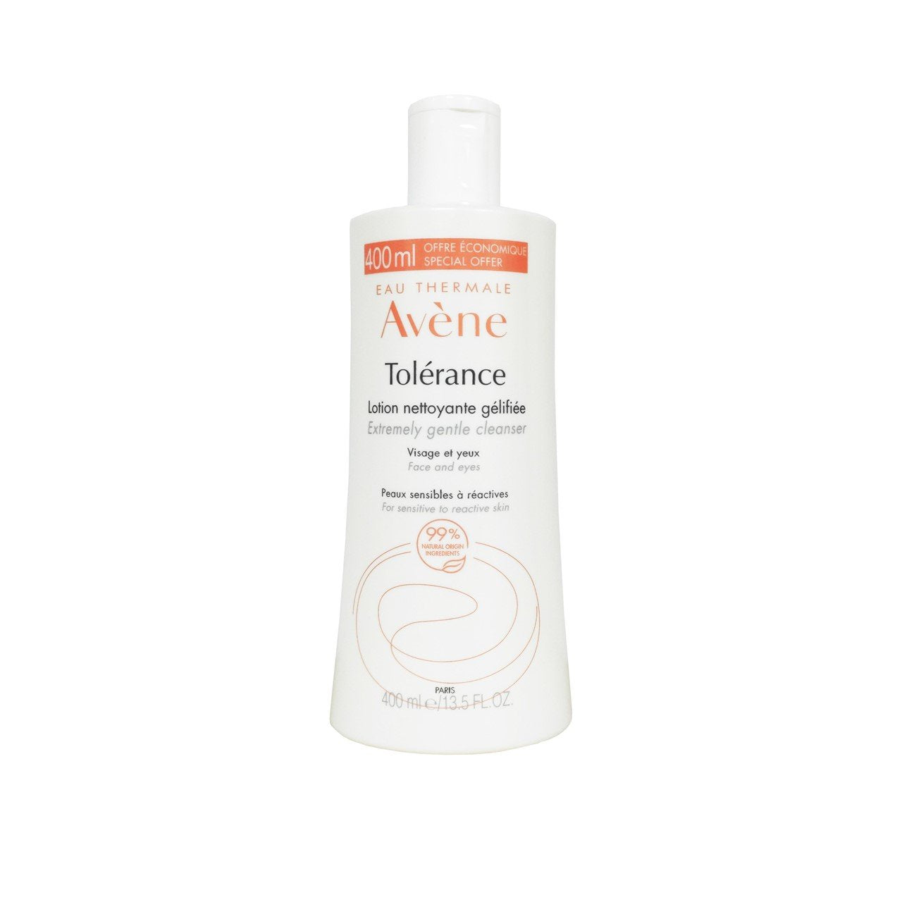 Avène Tolerance Gel Cleansing Loção Sensitive And Reactive Skin 400ml