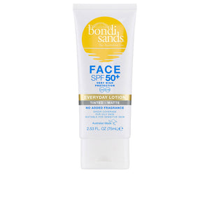 Bondi Sands Loção Facial Colorida sem Fragrância Everyday SPF50+ 75ml
