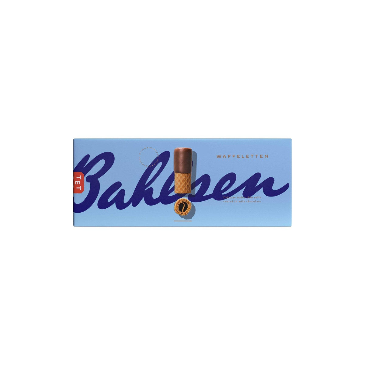 Bahlsen Bolacha Wafer Rolos com Chocolate Leite 100 gr