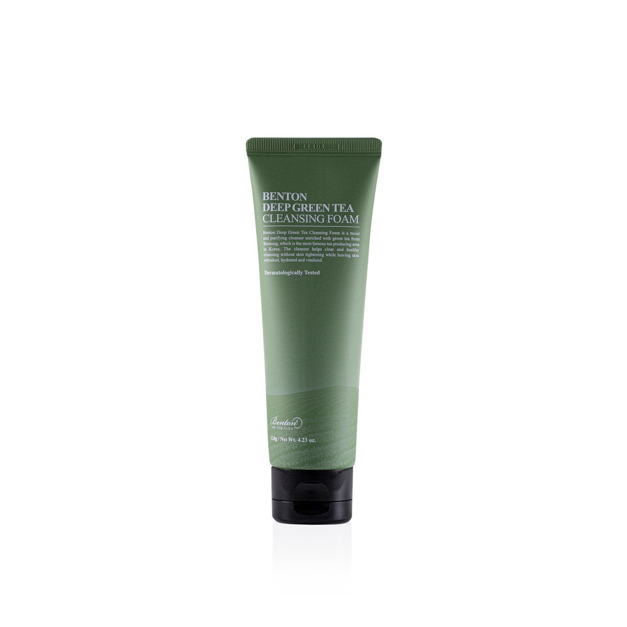 Benton Deep Green Tea espuma de limpeza 120g