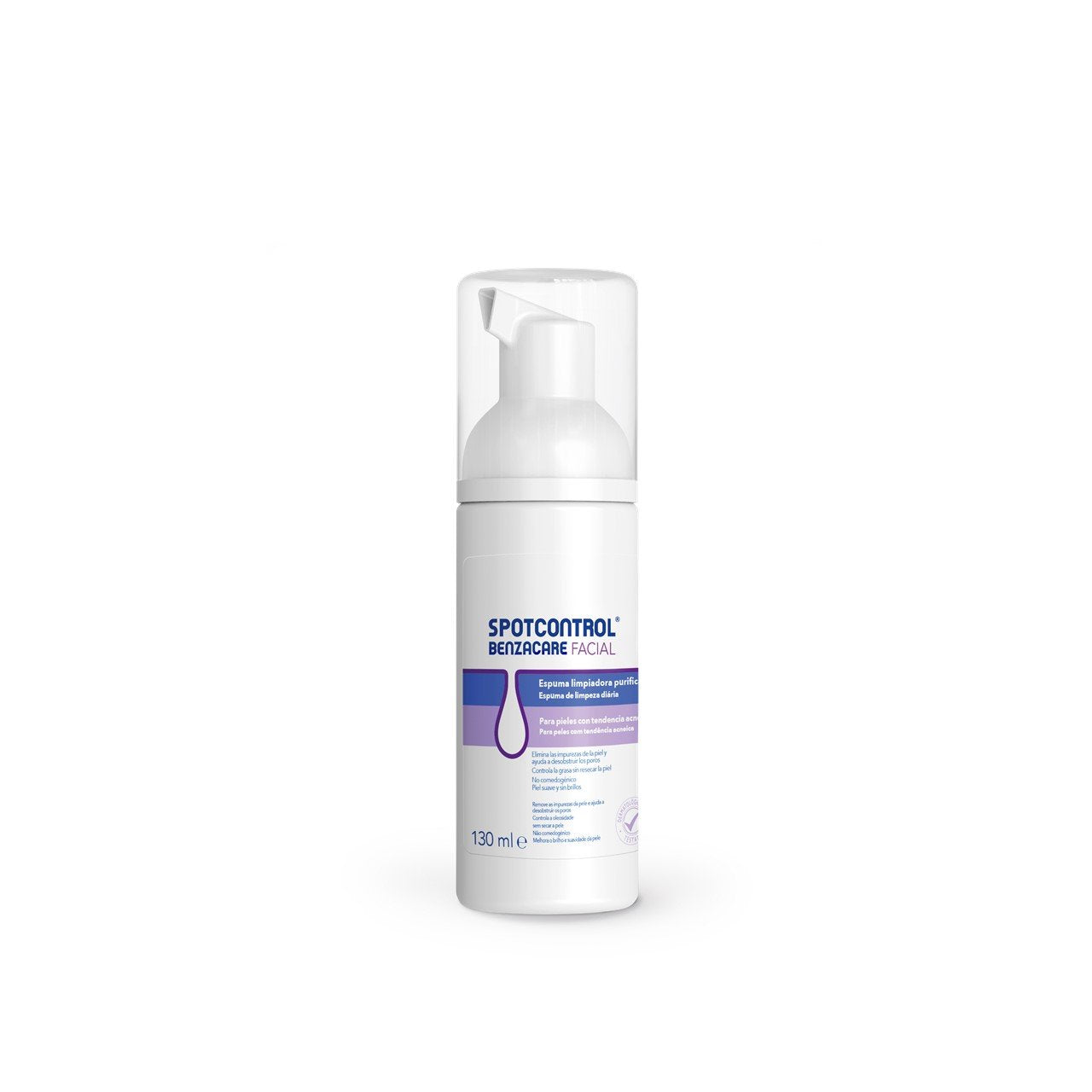 Benzacare Spotcontrol Purifying espuma de limpeza Acne-Prone Skin 130ml (4.40fl oz)