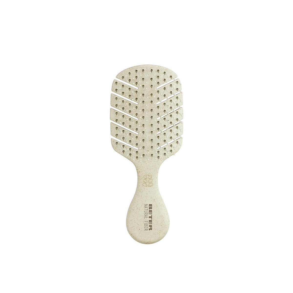 Beter Escova Mini Detangling de Fibra Natural Bege