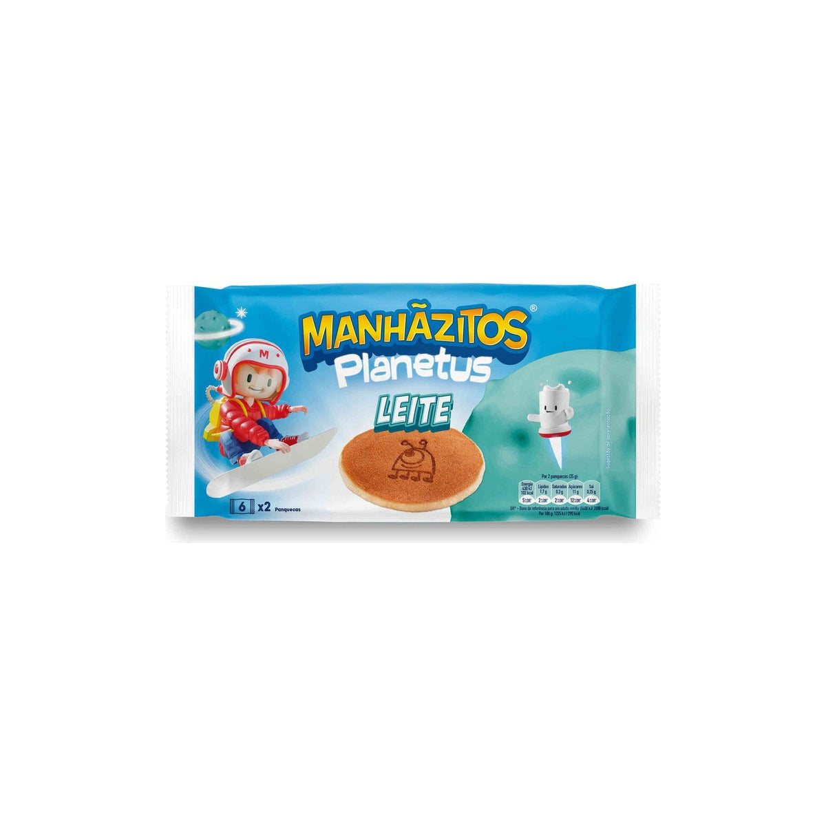 Manhãzitos Planetus 6 x 2 un