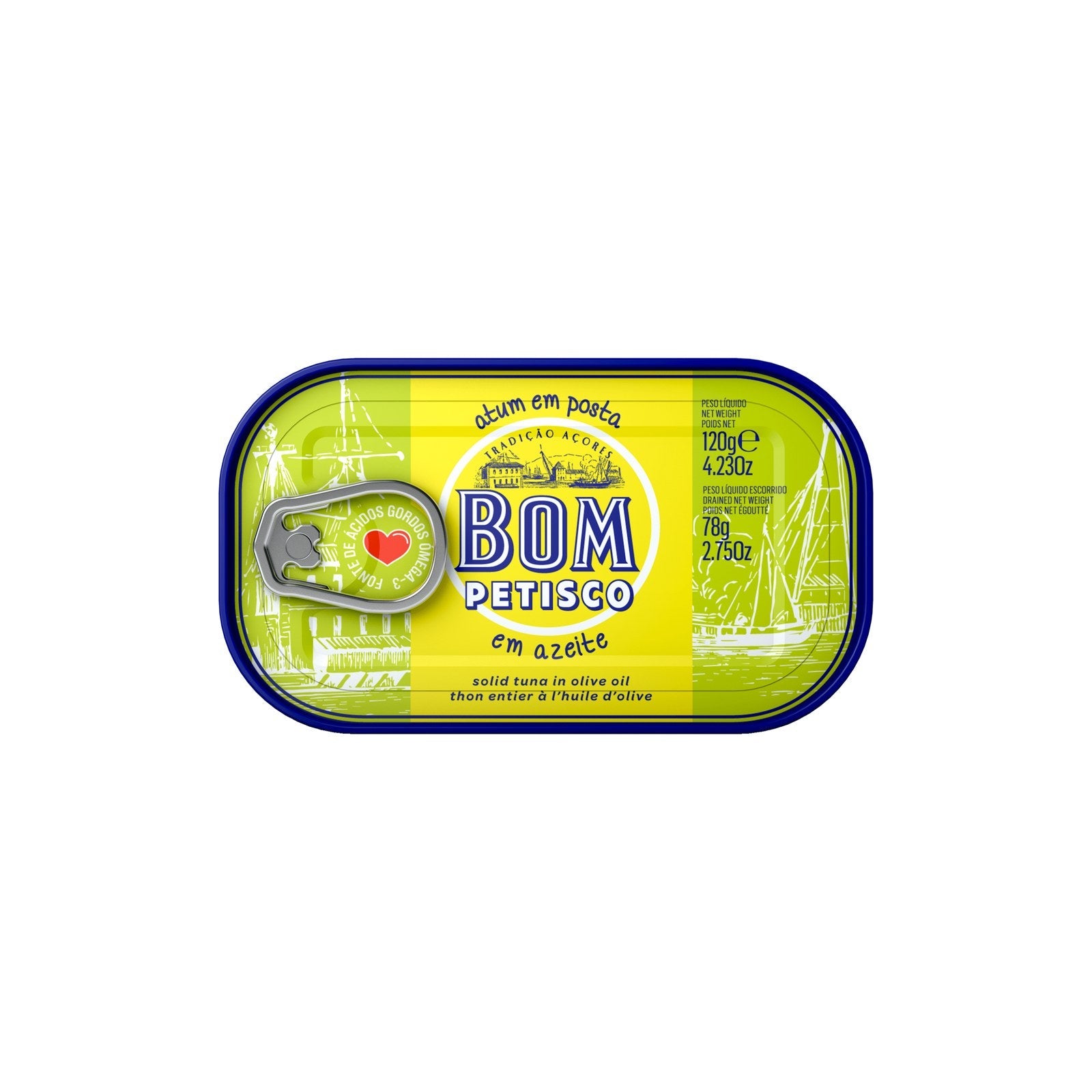Bom Petisco Atum em Azeite 120 gr