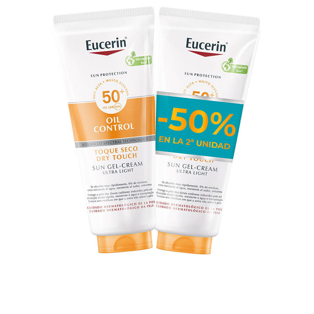 Eucerin Protetor Solar Corporal em Gel-Creme SPF50+ - Pacote com 2 X 200ml