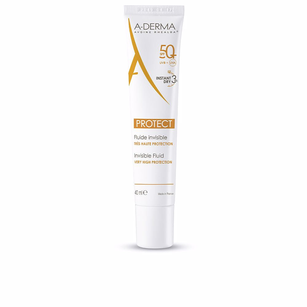 a-Derma Protect Fluido Solar Facial Invisível SPF50+ 40ml