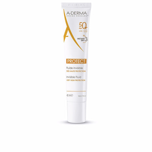 a-Derma Protect Fluido Solar Facial Invisível SPF50+ 40ml