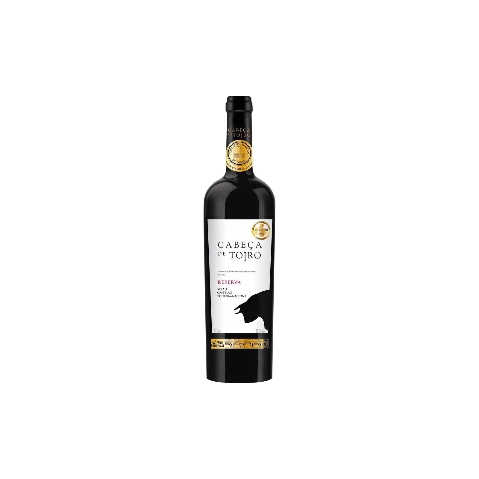 Vinho Tinto Cabeça de Toiro DOP Reserva 75 cl