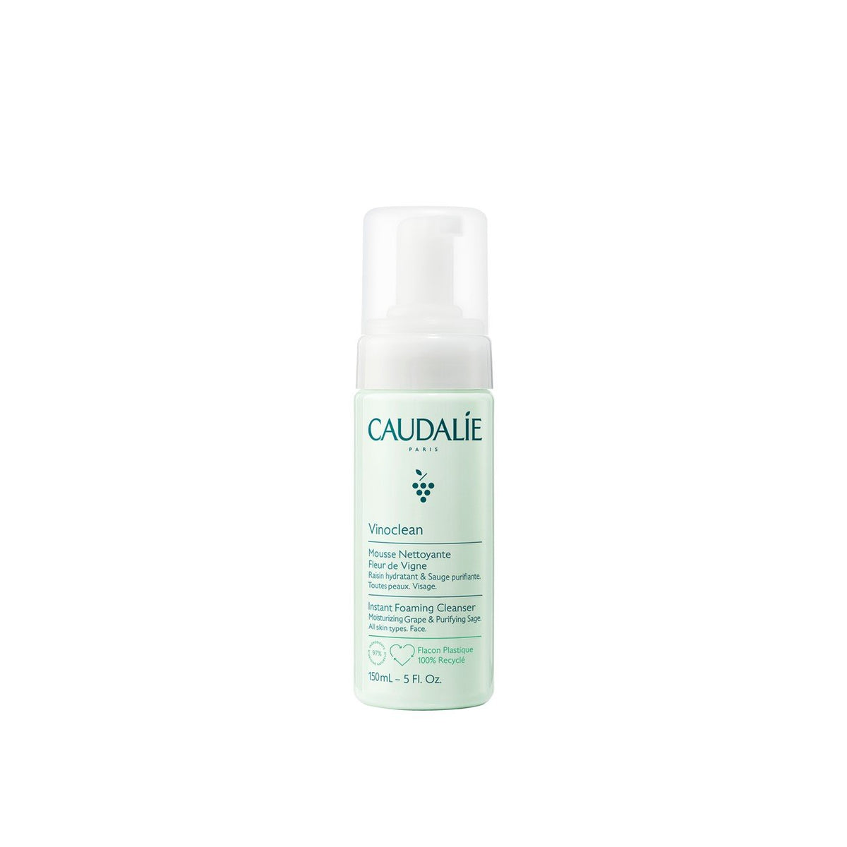 Caudalie Vinoclean Espuma Limpiadora Instantánea 150ml