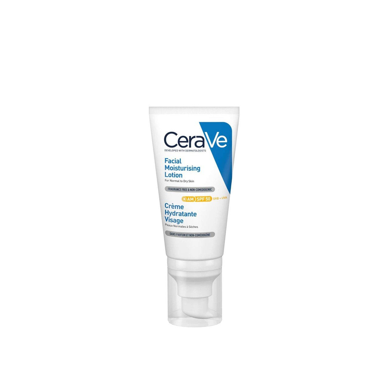 CeraVe Facial Moisturizing Loção Fragrance Free SPF50 52ml