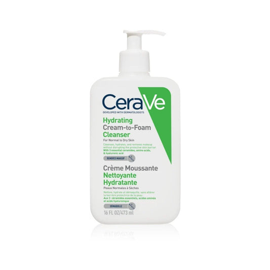 Limpiador Hidratante Espumoso en Crema CeraVe 473ml