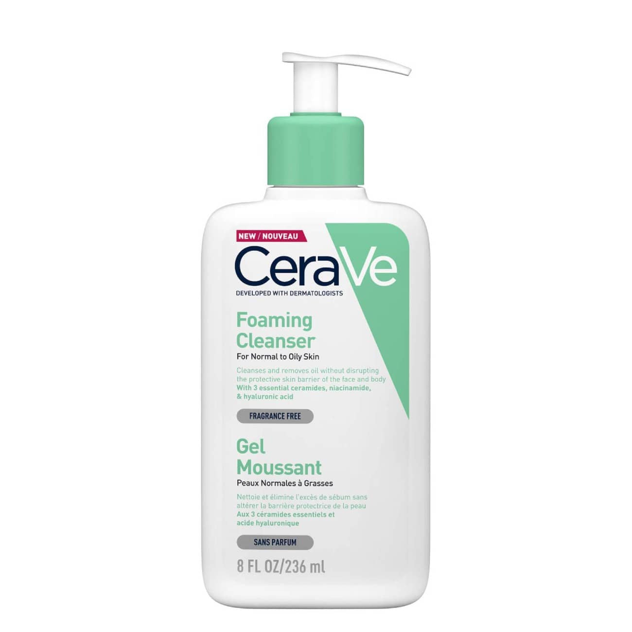 CeraVe Foaming Cleanser Normal to Oily Skin 236ml