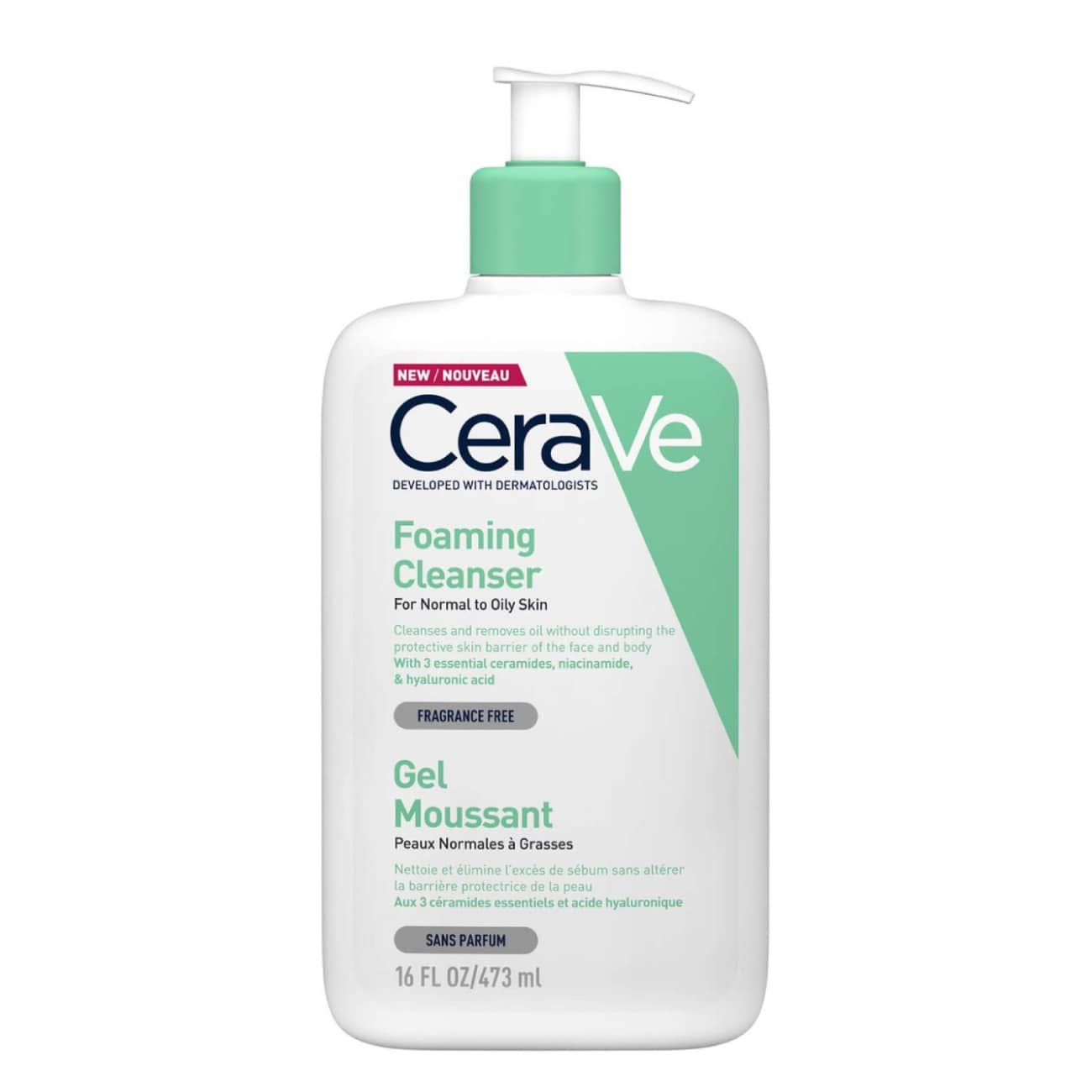 CeraVe Foaming Cleanser Normal to Oily Skin 473ml