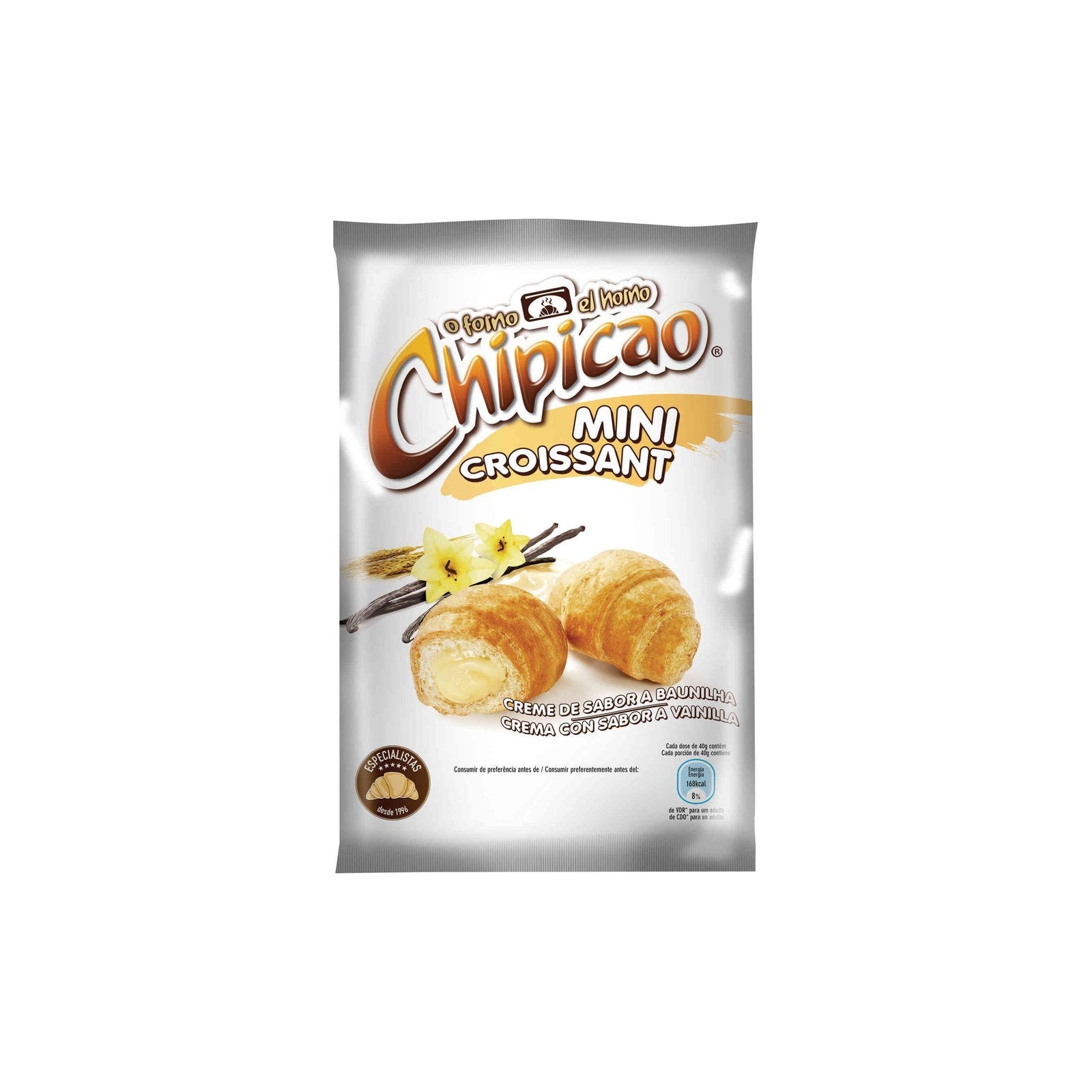 Chipicao Mini Croissants Baunilha 80 gr
