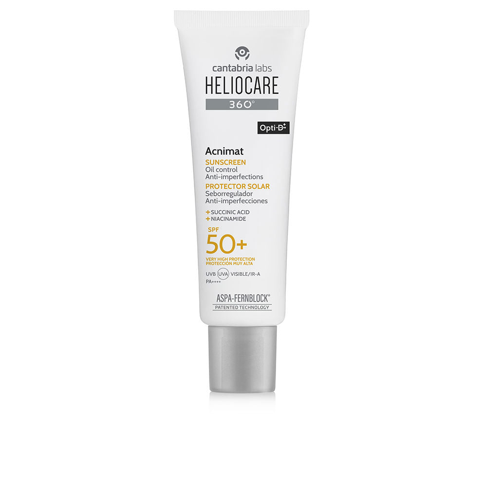 Heliocare 360° Acnimat Protetor Solar Sistema Anti-Manchas e Matificante SPF50+ 50ml