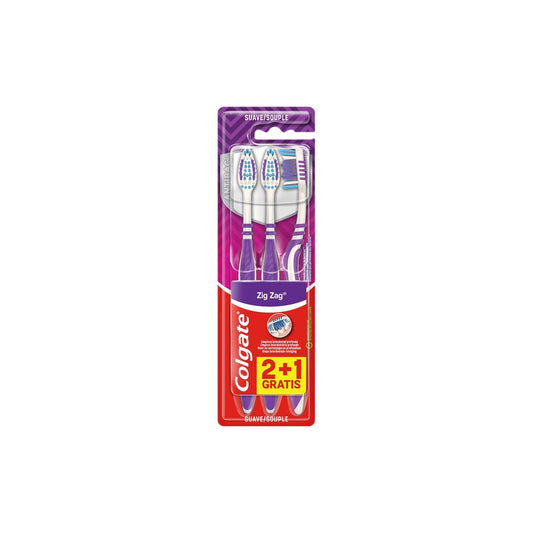 Colgate Escova Zig-Zag Suave 3 un