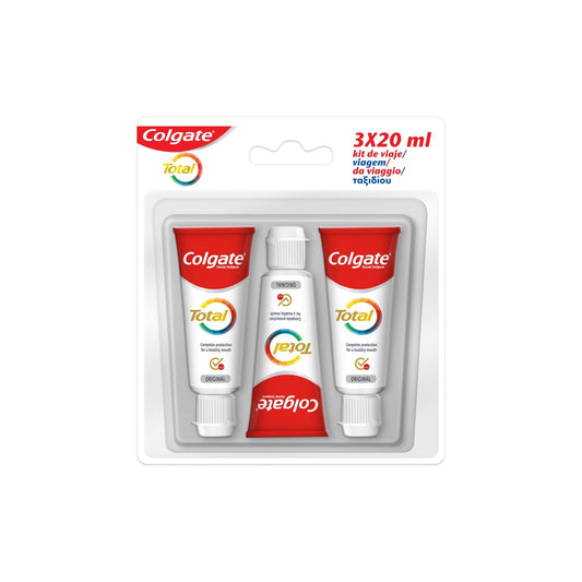 Colgate Pasta de Dentes Pack de Viagem 3 x 20 ml
