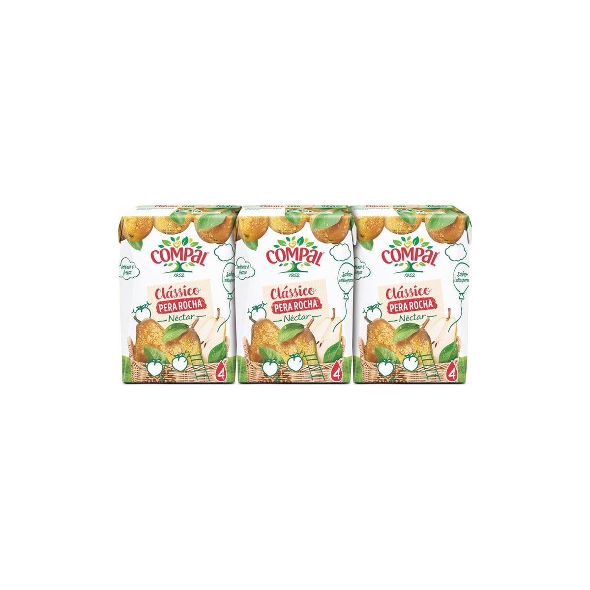 Compal Néctar Pera Rocha 3 x 20 cl