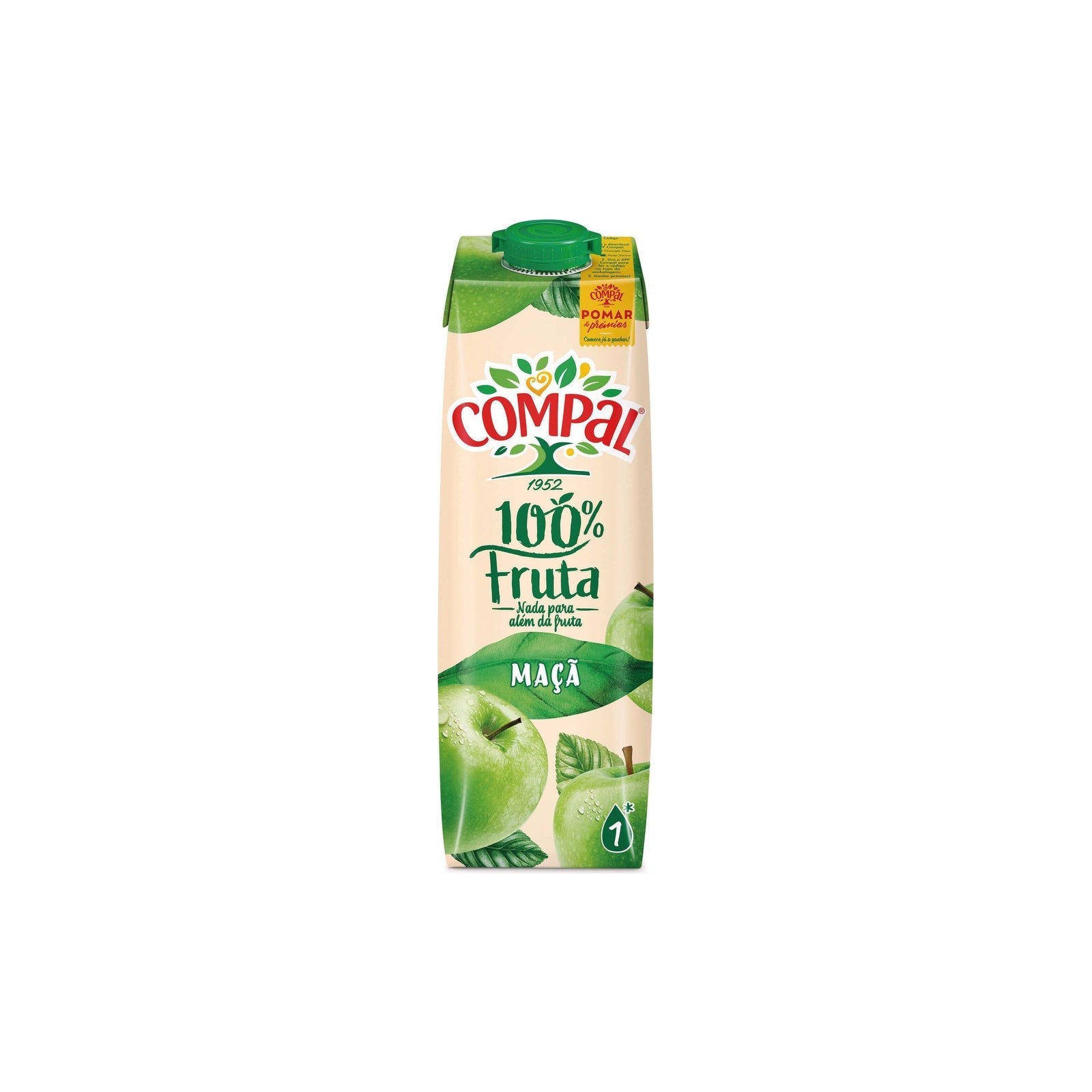 Compal Tetra 100% Maçã 1 L