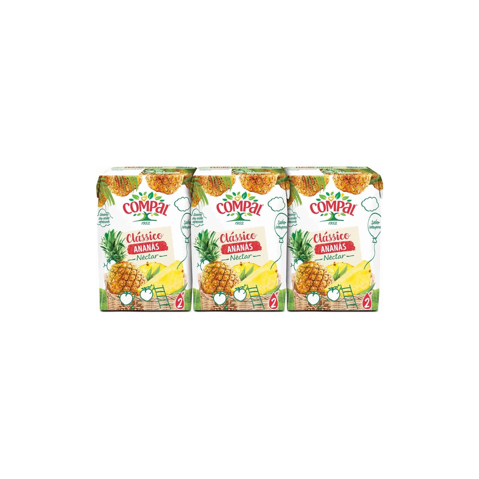 Compal Tetra Classic Ananas 3 x 20 cl