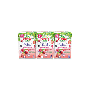 Compal Vital Frutos Vermelhos 3 x 20 cl